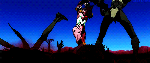 Pixel art cyborg woman floating, placeholder for custom GIF